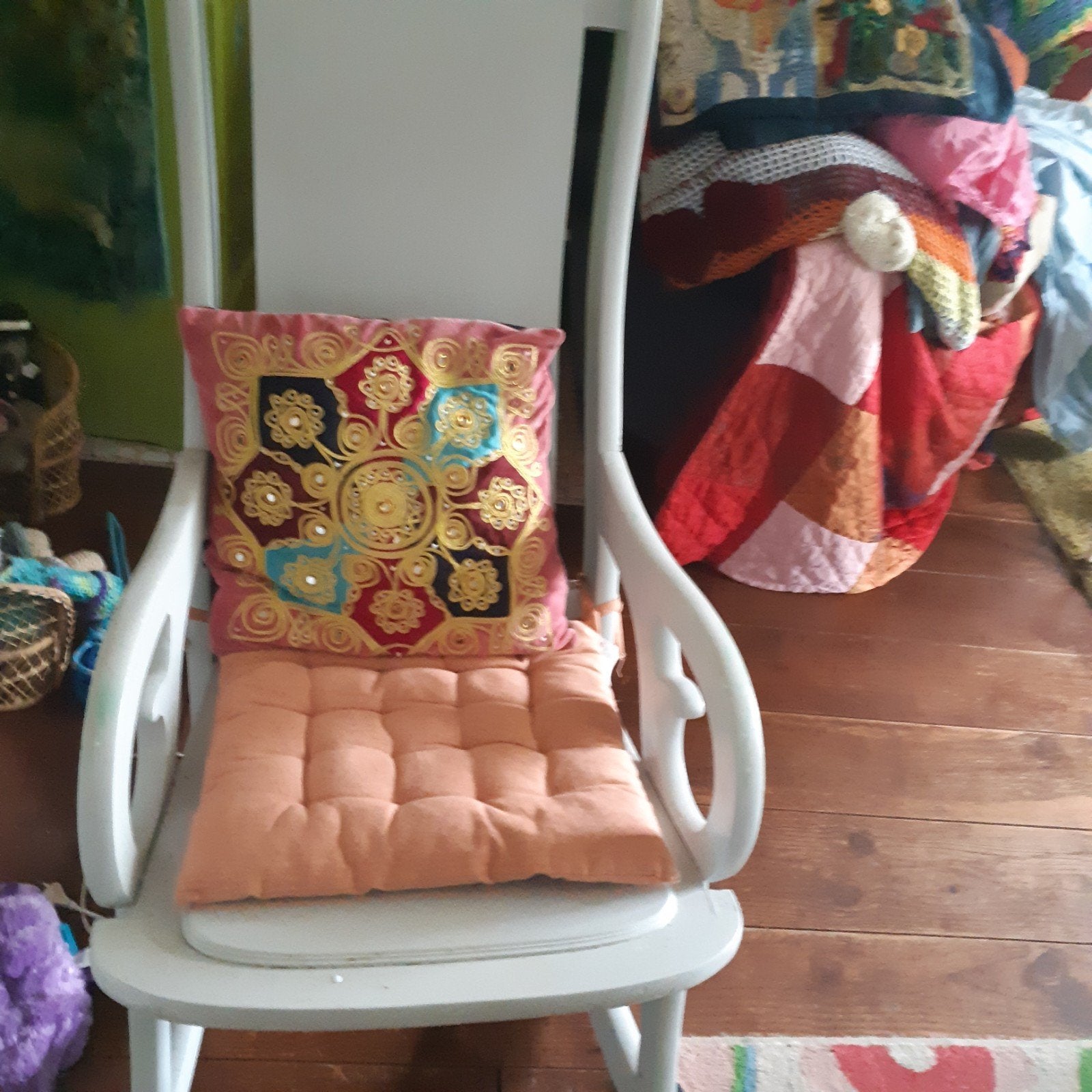 schommelstoel, Antiek en Kunst, Antiek | Meubels | Stoelen en Banken, Ophalen
