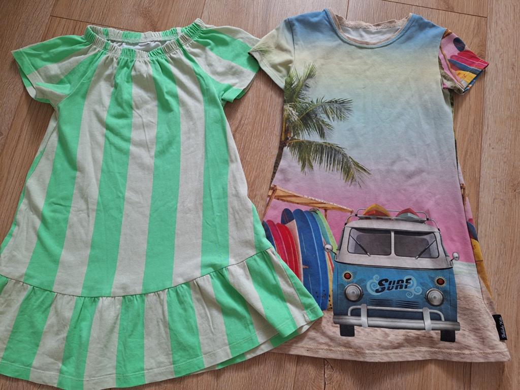 2 mooie zomerjurken mt 98/104 Zeeman en Handmade mt 104!, Zeeman, Gebruikt, Meisje, Ophalen of Verzenden
