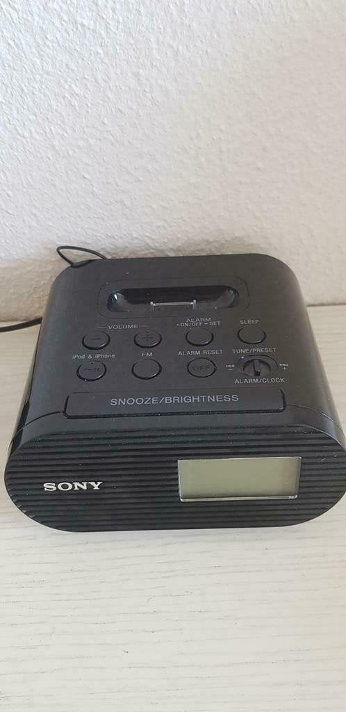 Sony ICF-C05iP Dream Machine wekkerradio /klokradio met iPo, Ophalen of Verzenden, Zo goed als nieuw