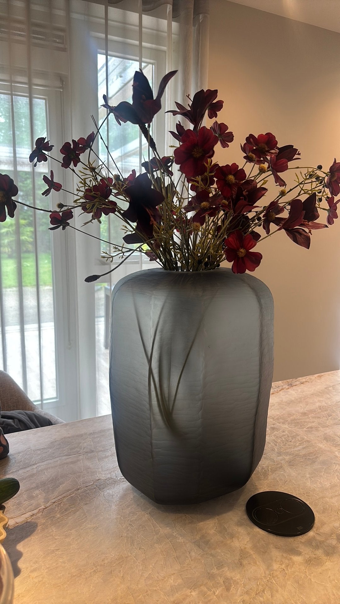 Grote mooie light & living pacengo vaas, Ophalen, Overige kleuren, Minder dan 50 cm, Glas