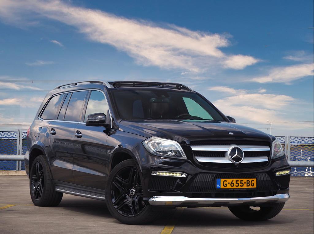 Mercedes-Benz GL-Klasse 500 4-Matic (bj 2015, automaat), 7 stoelen, Zwart, Vierwielaandrijving, Bi-Xenon koplampen