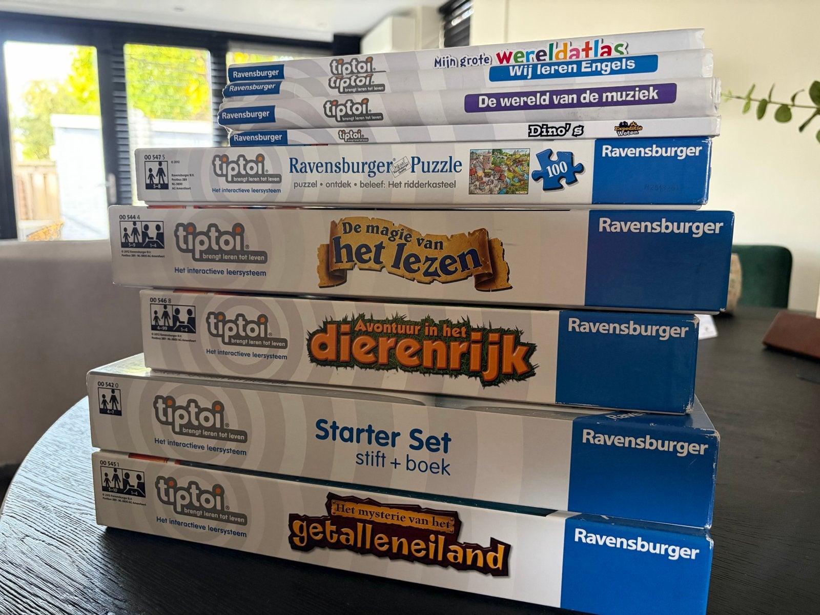 Tiptoi Starter Set + 5 Boeken, 3 spellen & puzzel, Kinderen en Baby's, Ophalen, Zo goed als nieuw, Puzzelen, Met geluid