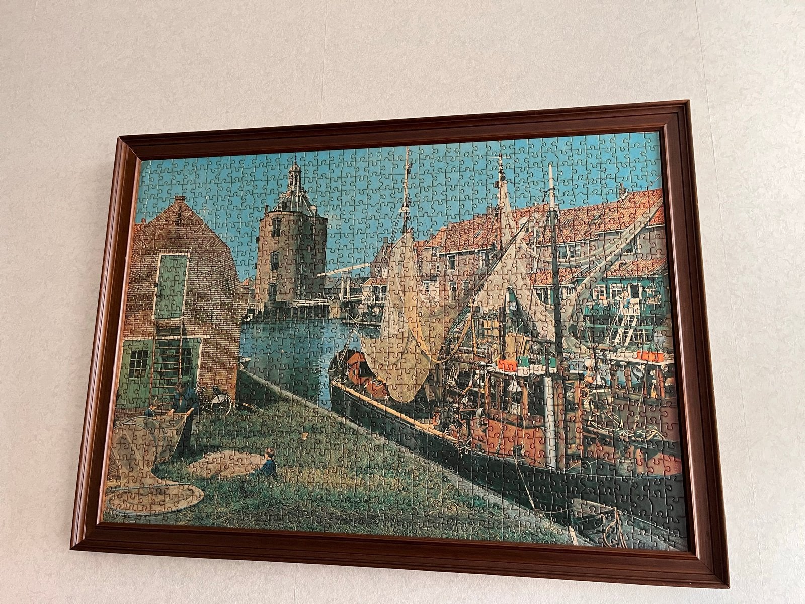 Legpuzzel Enkhuizen met Dromedaris, Ophalen, 500 t/m 1500 stukjes, Zo goed als nieuw, Legpuzzel