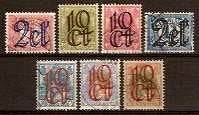 Nederland NVPH nr 114/20 gestempeld Opruimingsuitgifte 1923, Ophalen of Verzenden, T/m 1940, Gestempeld