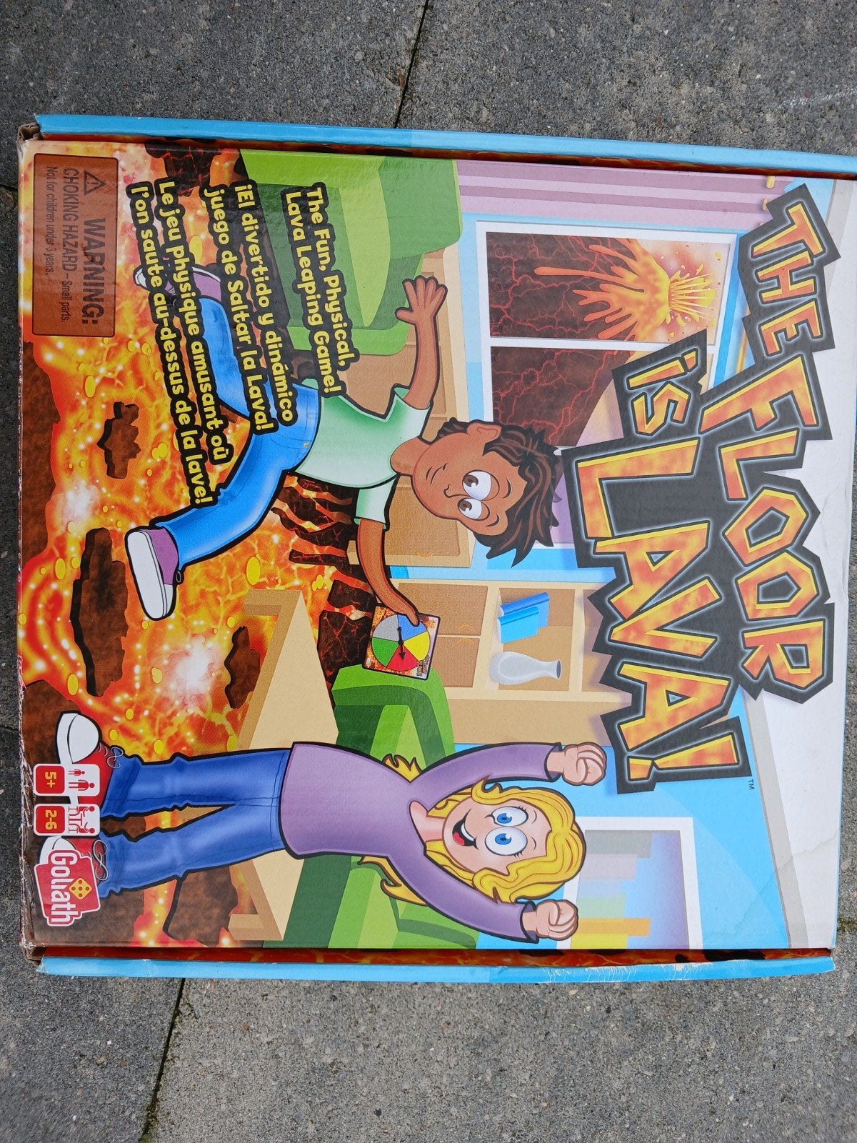 the floor is lava spel, Vijf spelers of meer, Ophalen of Verzenden, Zo goed als nieuw, Goliath