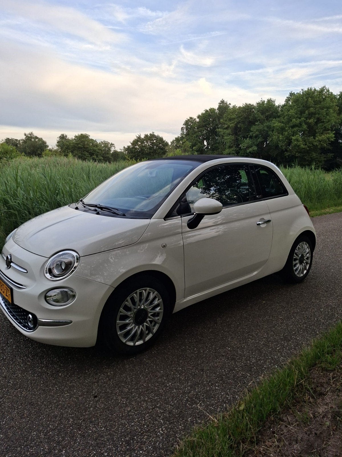 Fiat 500 0.9 Twinair 63KW C 2016 Wit, Auto's, Fiat, 31 €/maand, Wit, Handgeschakeld, 26 km/l
