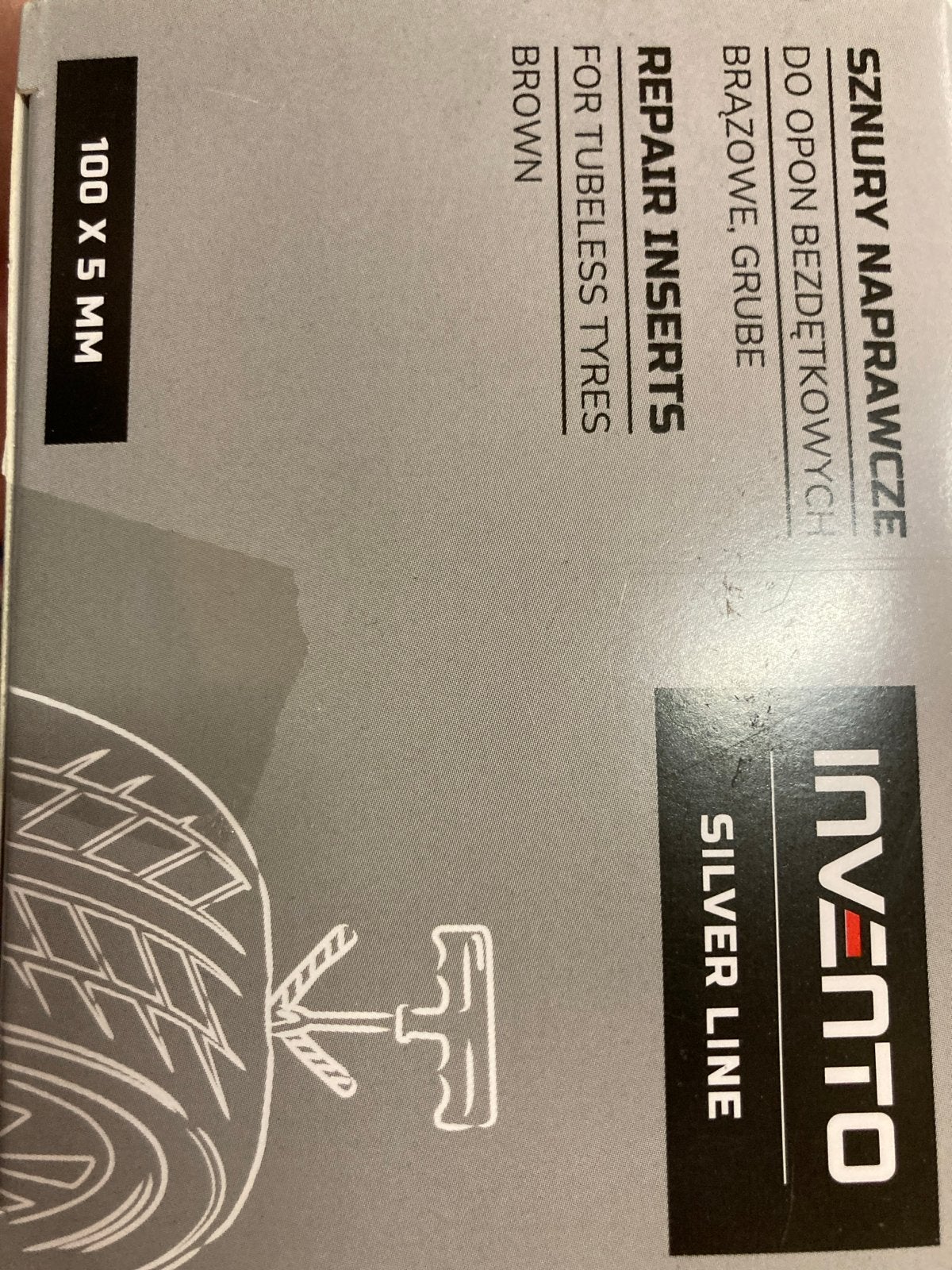 Invento Silver Line Tubeless Banden Reparatie Inzetstukken, Auto diversen, Nieuw, Ophalen of Verzenden, Nvt, Nvt