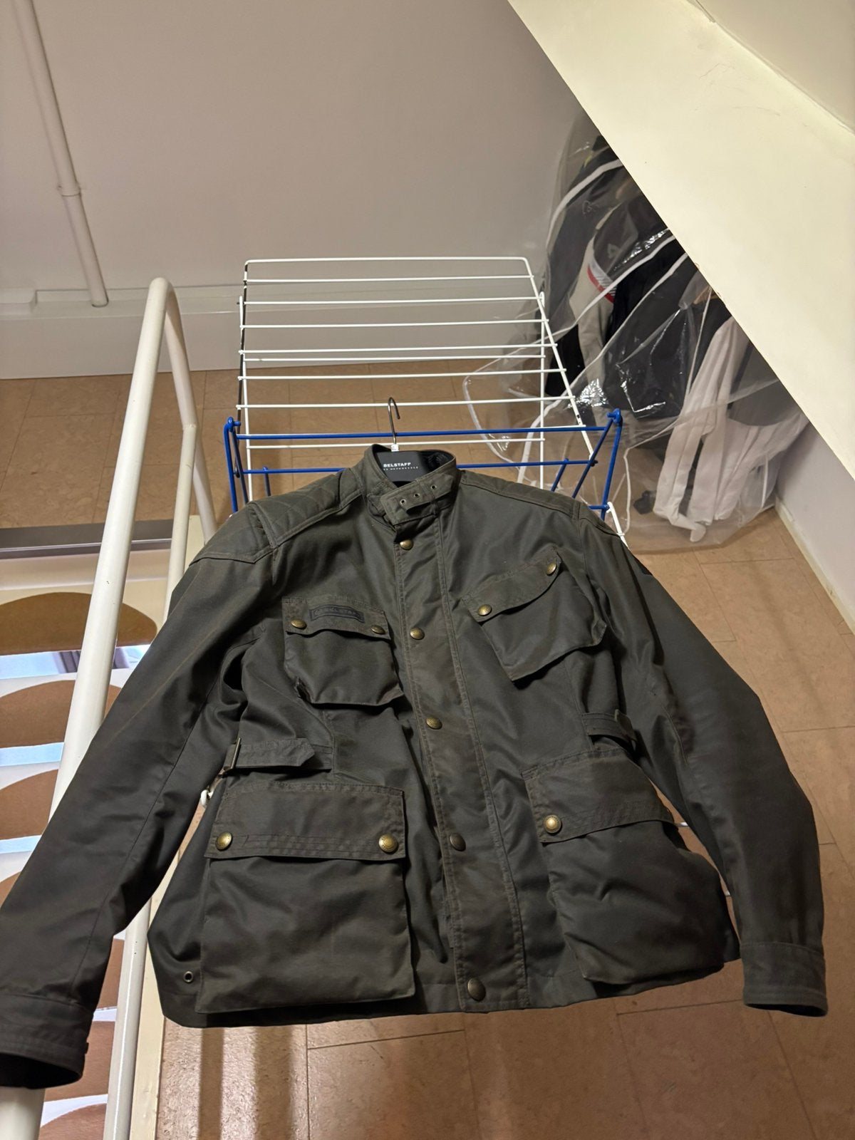 Belstaff Crosby motor wax jas maat XL zo goed als nieuw, Ophalen of Verzenden, Nieuw zonder kaartje, Heren, Jas | textiel