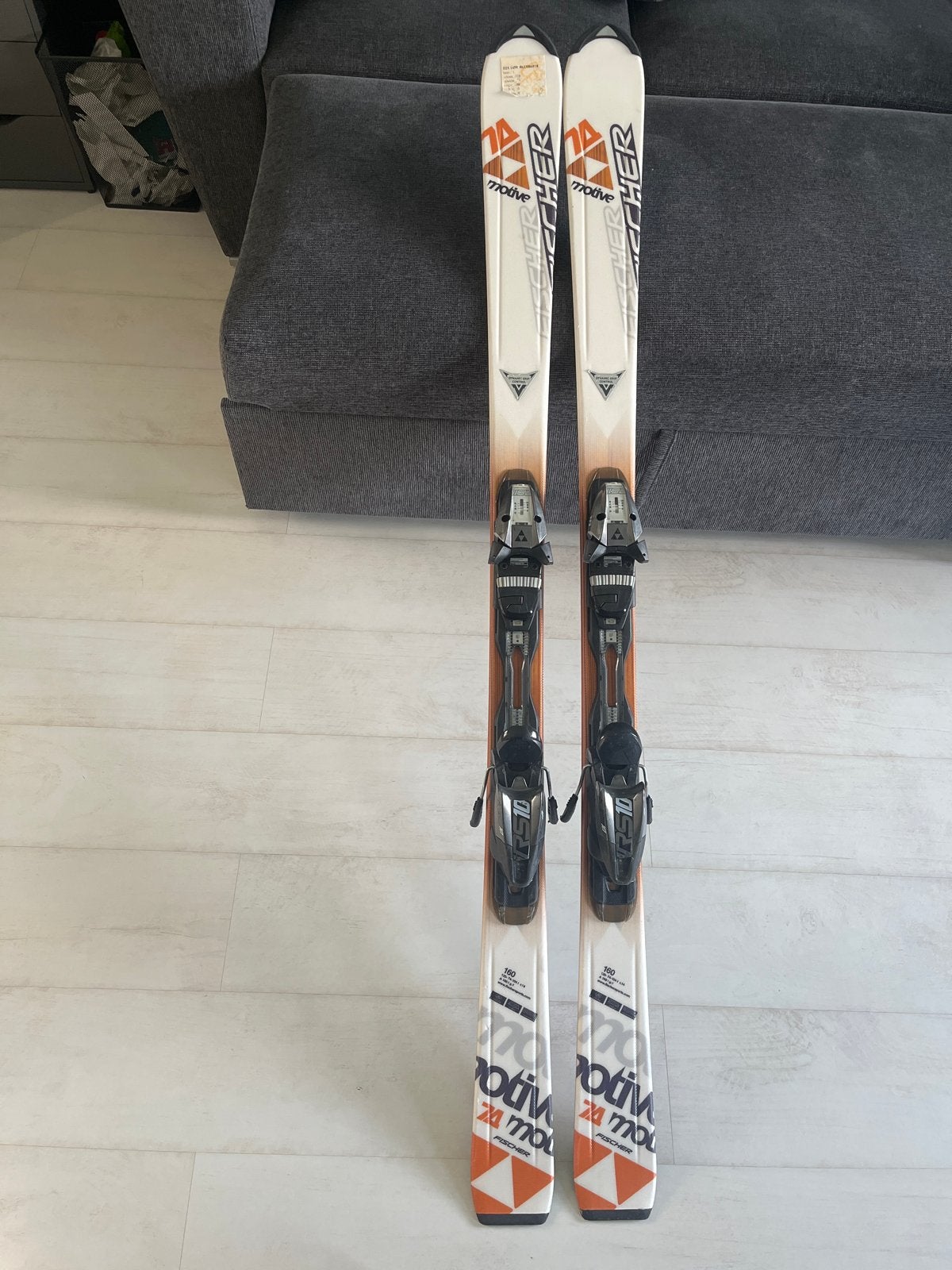 Fischer Motive Ski's 160 cm met RS10 bindingen, 140 tot 160 cm, Ophalen of Verzenden, Skiën, Ski's