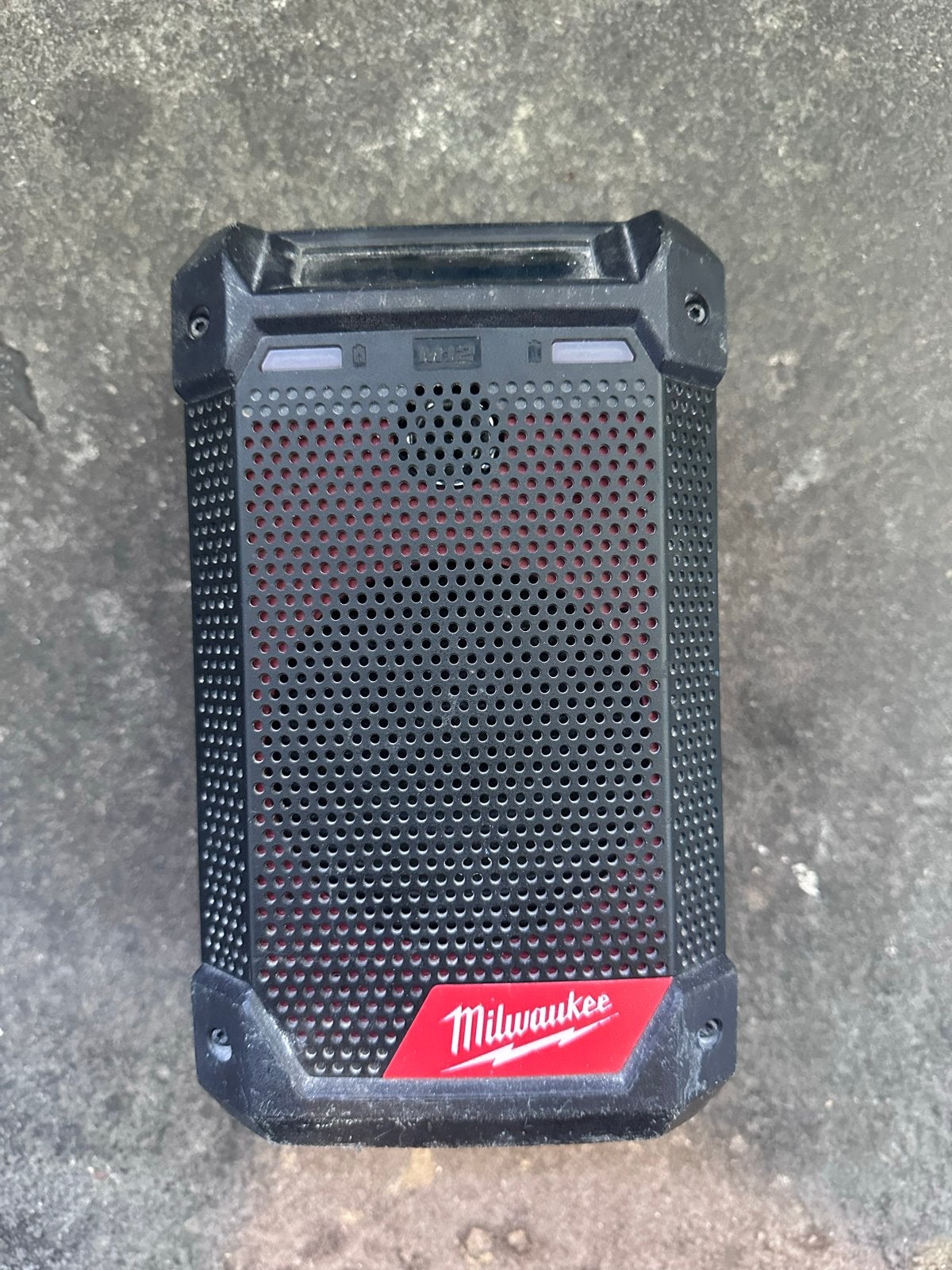 Milwaukee M12 Radio DAB+ Bluetooth Bouwradio, Ophalen of Verzenden, Gebruikt, Bouwradio