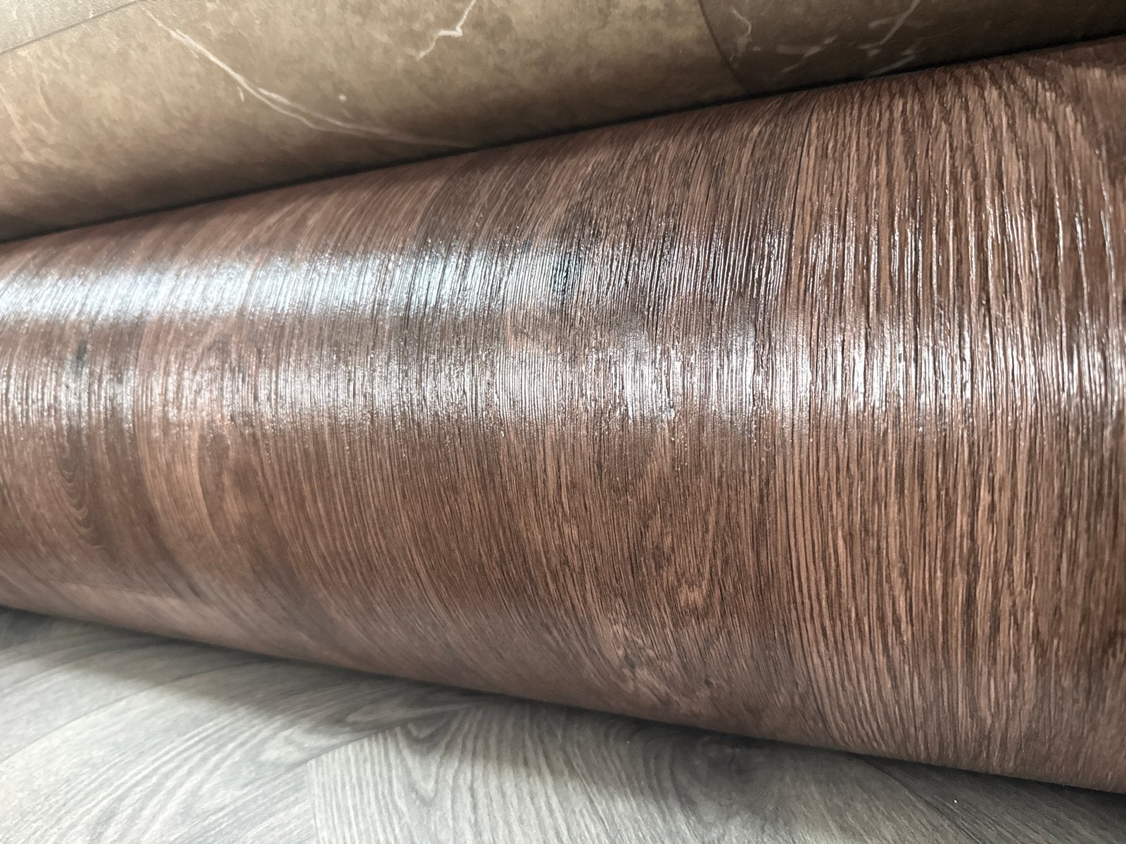 Coupon Vinyl op rol - 14x3m - Direct meenemen!, Huis en Inrichting, Bruin, Nieuw, Ophalen of Verzenden, 25 tot 50 m²