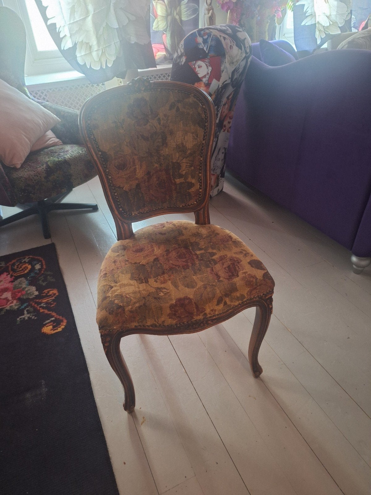 3 queen anne stoeltjes, Ophalen