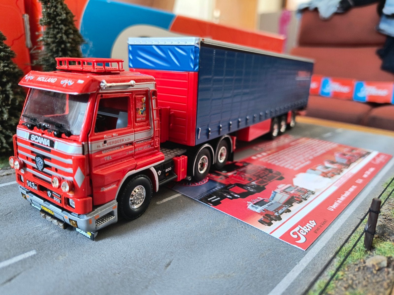 Tekno Scania Verbeek, Ophalen of Verzenden, Zo goed als nieuw, Bus of Vrachtwagen, Tekno