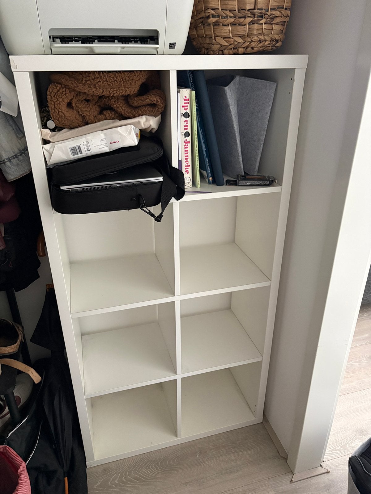 IKEA Kallax witte kast, Ophalen, 50 tot 100 cm, Zo goed als nieuw, Minder dan 100 cm