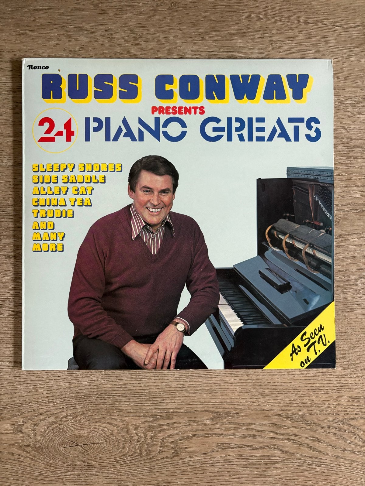 Nieuwstaat! Russ Conway - 24 Piano Greats LP (1977), LP, Overige genres, Ophalen of Verzenden, Zo goed als nieuw