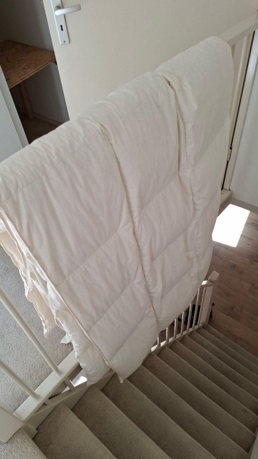 IKEA FJÄLLARNIKA Dekbed 240x220 cm, Ophalen, Wit, Katoen, Tweepersoons
