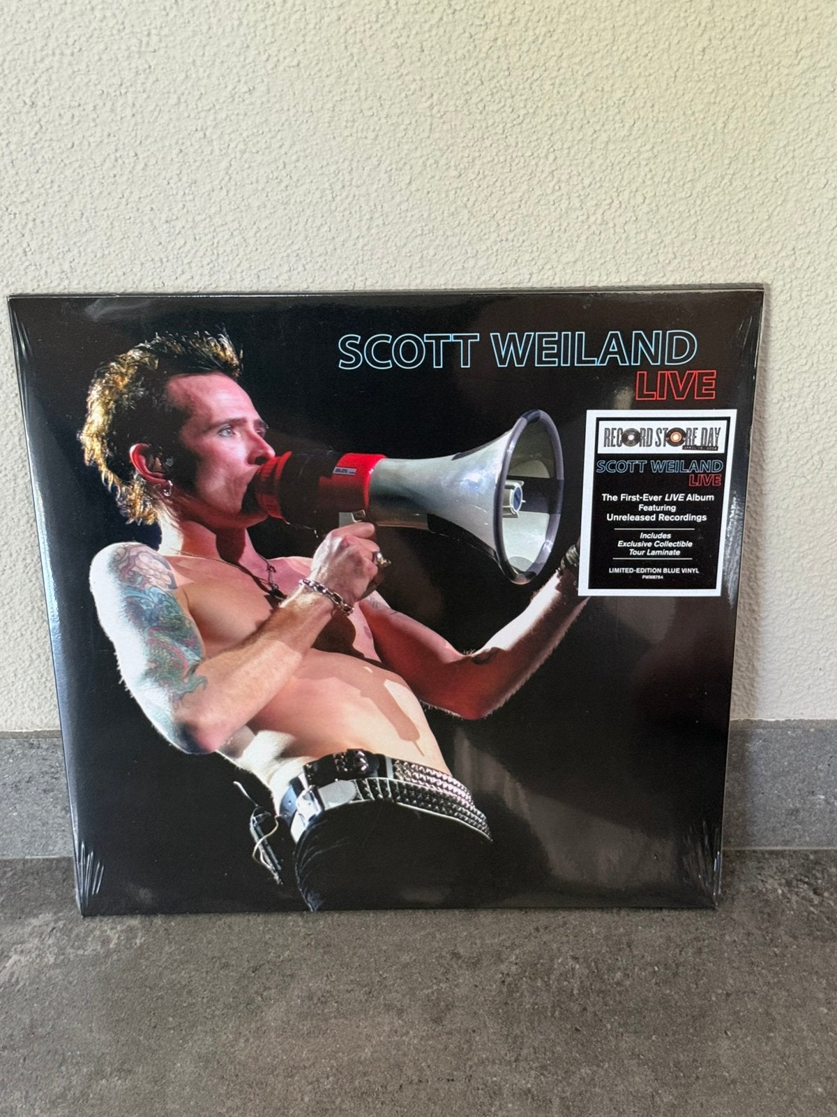 Scott Weiland – Live (RSD) Limited Blue Vinyl Nieuw, Limited edition, Ophalen of Verzenden, Nieuw in verpakking, 12 inch
