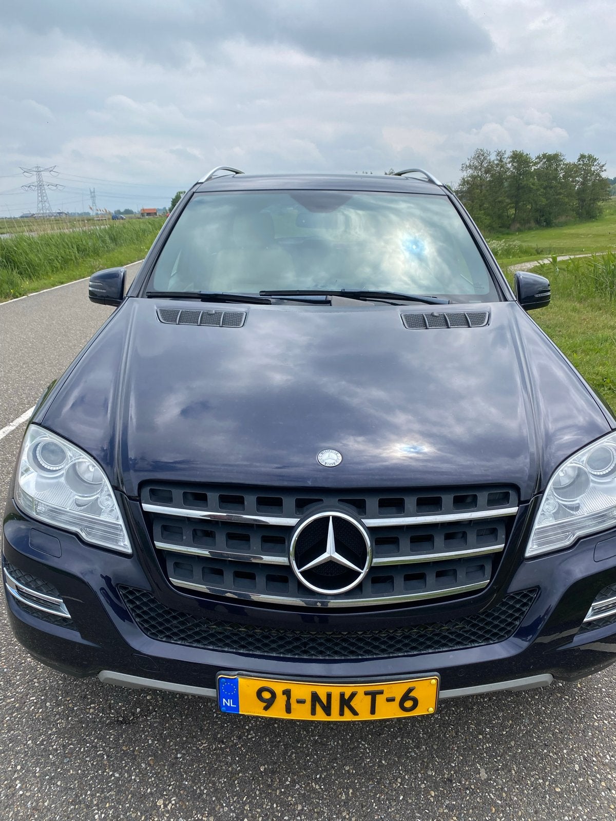 Mercedes-Benz M-Klasse 3.5 Ml350 4MATIC AUT 2010 Blauw, Auto's, Mercedes-Benz, Automaat, Blauw, Vierwielaandrijving, Particulier