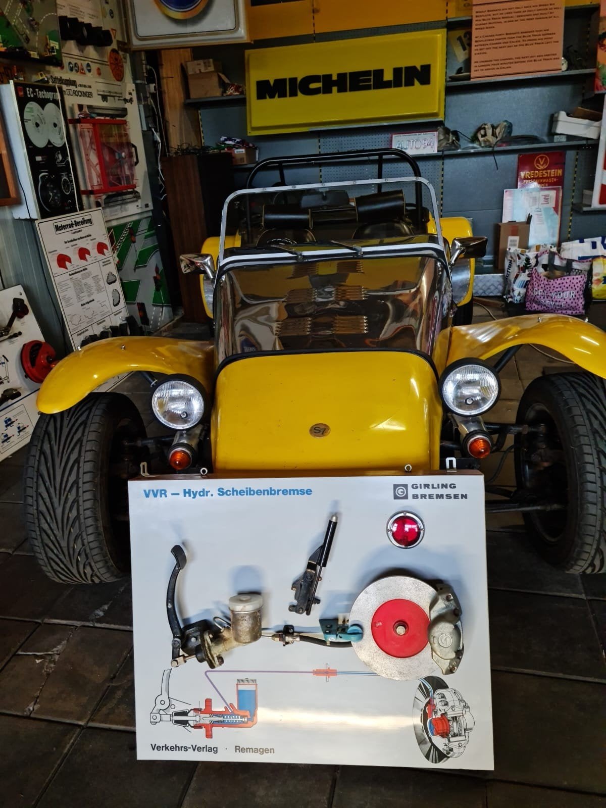 Vintage Remagen VVR Hydr. Scheibenbremse Displaybord, Ophalen, Gebruikt