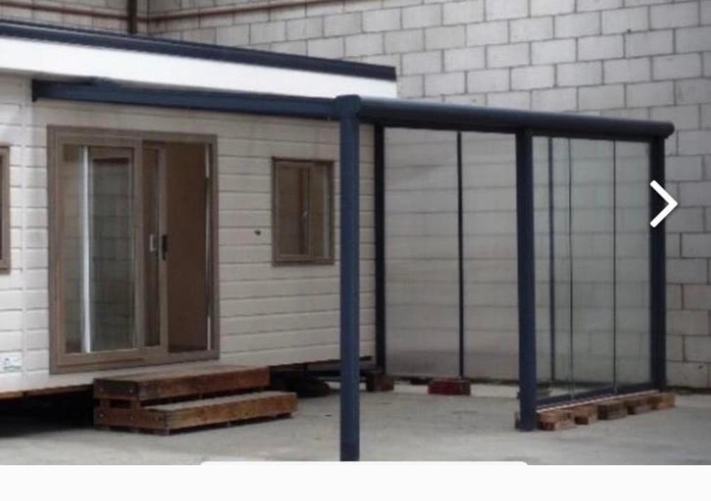 Aangeboden een aluminium veranda 5,20x3,20 is gedemonteerd, Tuin en Terras, Overkappingen, Ophalen, Veranda
