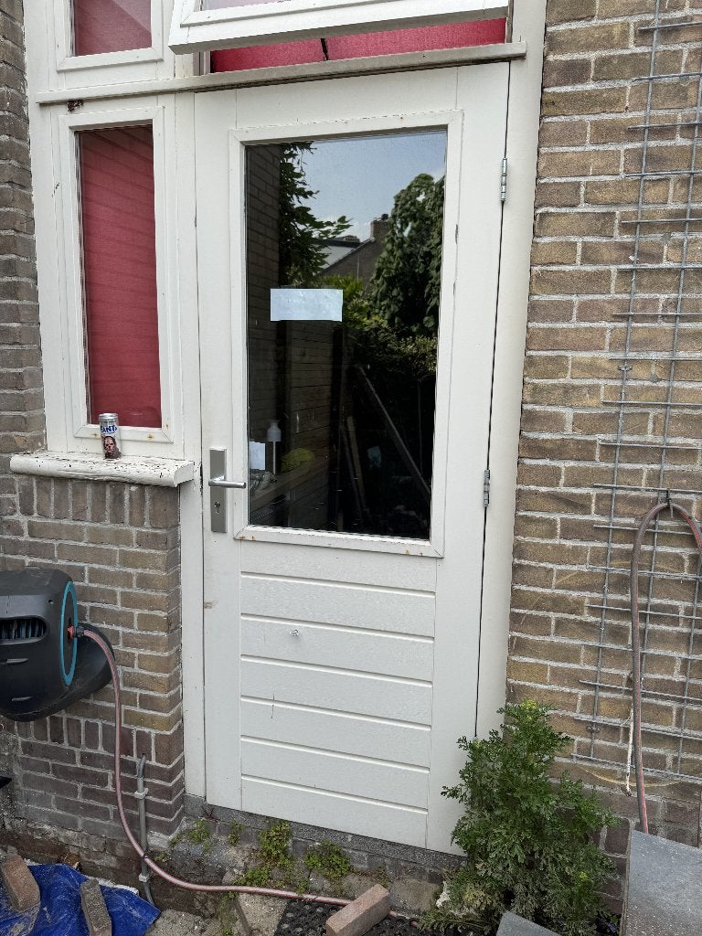 Keukendeur HR++ 3-puntslot - Wegens verbouwing, Ophalen, Gebruikt, 80 tot 100 cm, Buitendeur