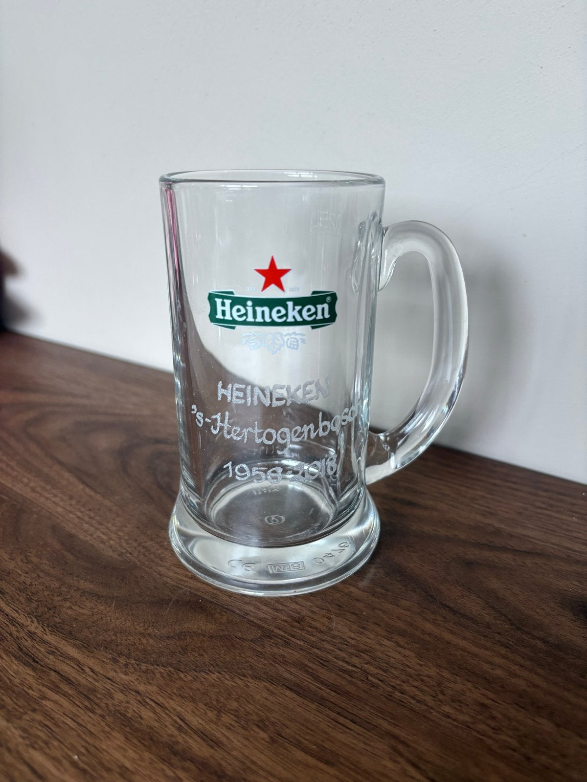 Heineken 's-Hertogenbosch Bierpul 1958-2018, Ophalen of Verzenden, Zo goed als nieuw