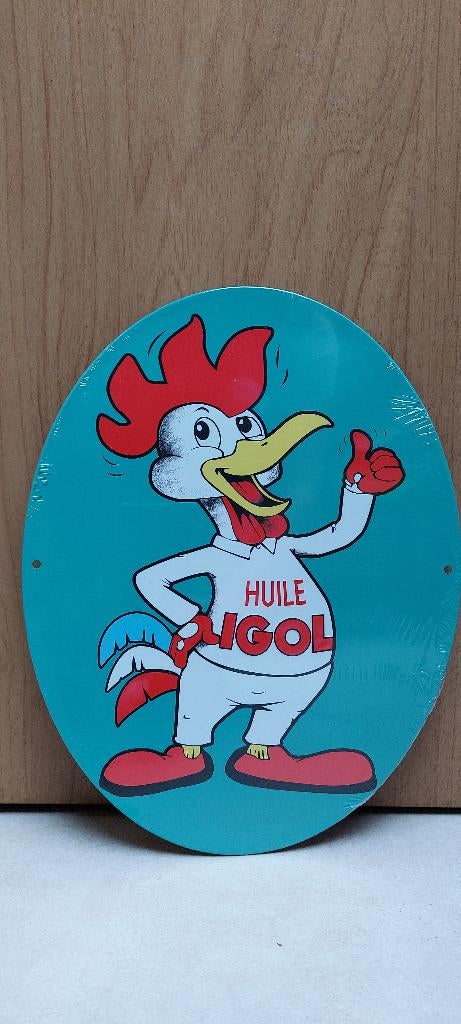 Prachtig reclamebord Huile Igol + bijhorend boekje, Ophalen of Verzenden, Nieuw, Auto's