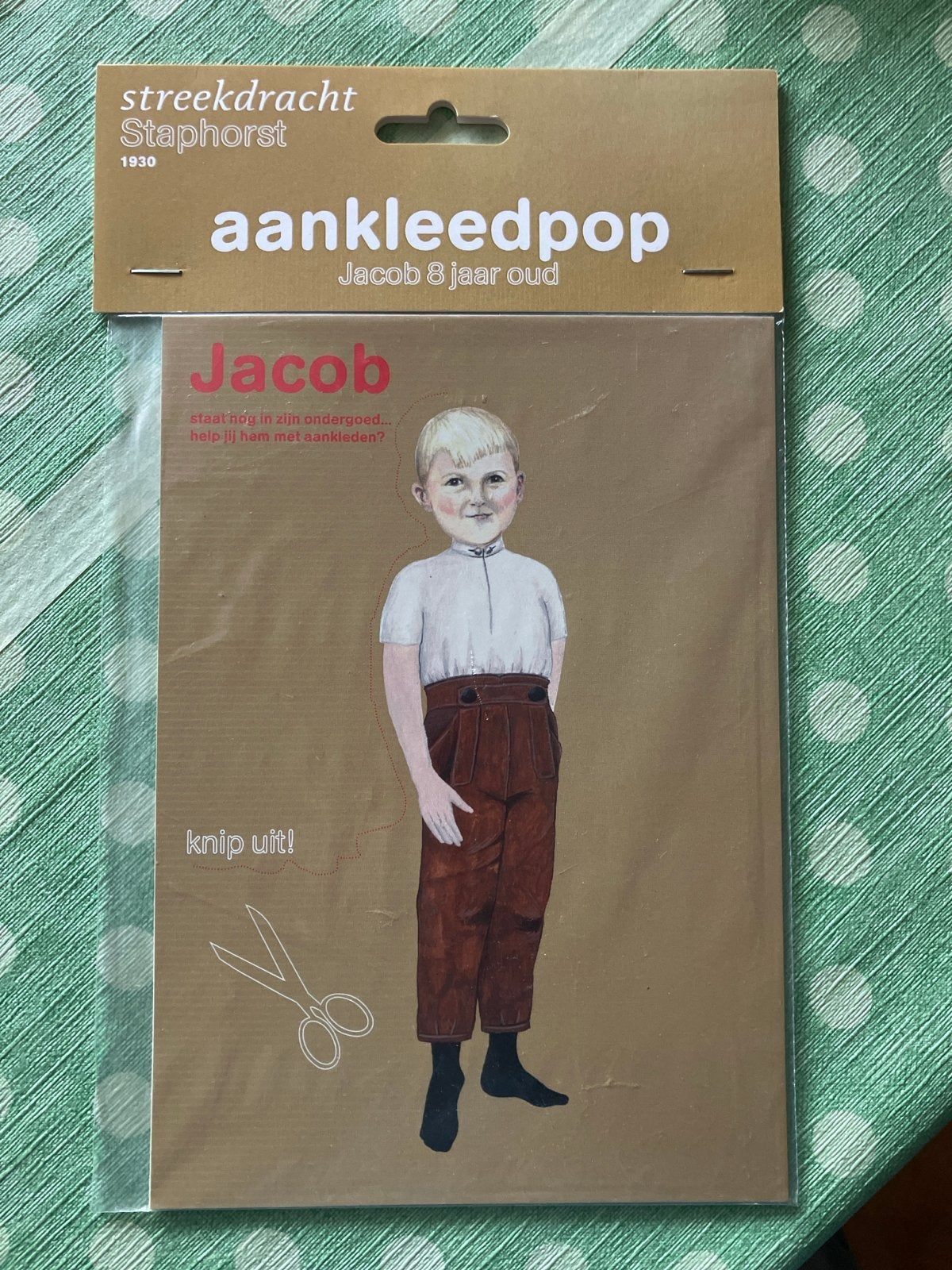 Streekdracht Staphorst aankleedpop Jacob 8 jaar oud, Ophalen of Verzenden, Nieuw, Overige typen