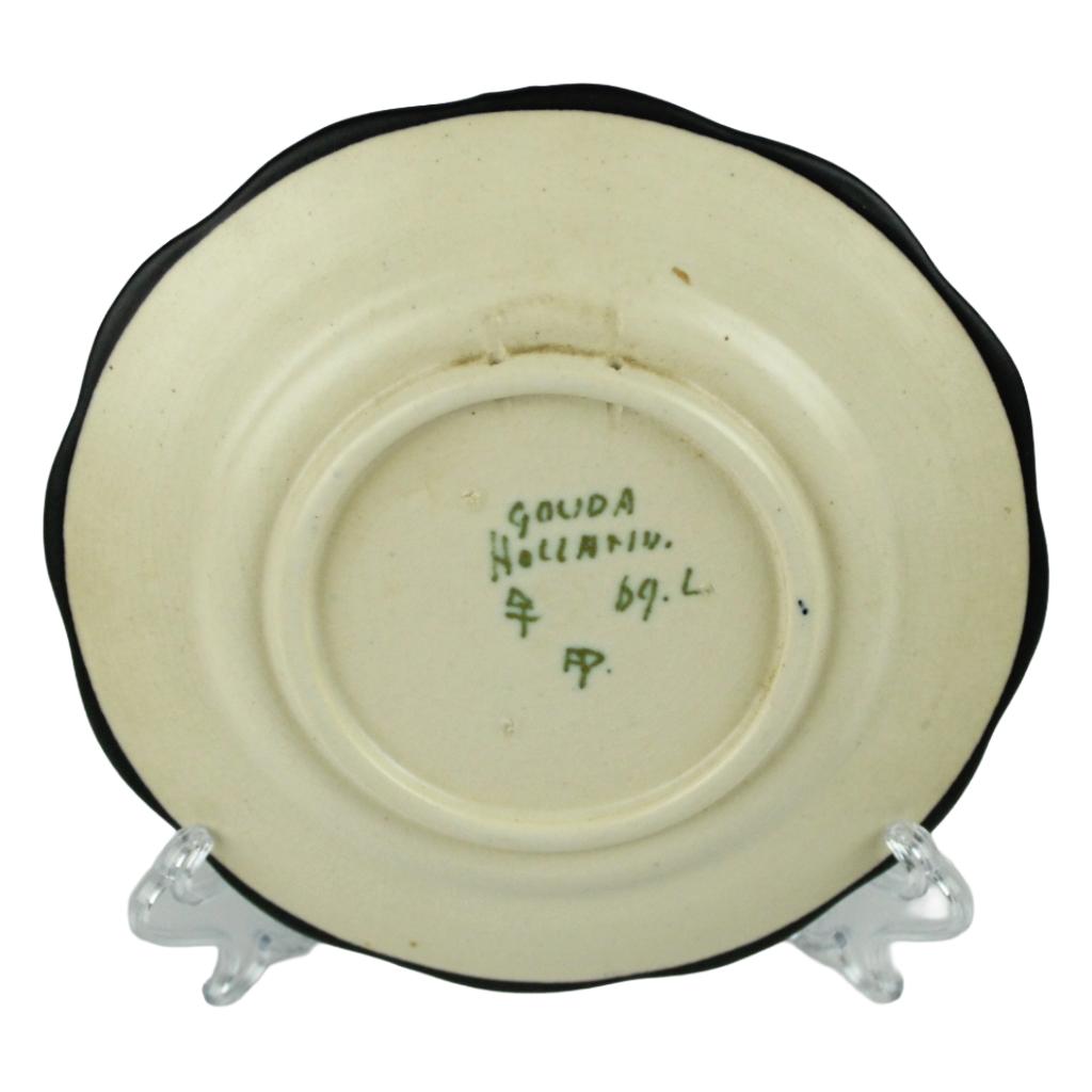 Set van 2 Art Deco Gouda plateel borden – ca. 1920-1940, Antiek en Kunst, Antiek | Wandborden en Tegels, Ophalen of Verzenden