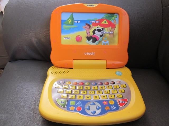 V Tech mijn kaartjes laptop incl. 9 dubbelzijdige kaarten v, Ophalen of Verzenden, Gebruikt, 6 maanden tot 2 jaar