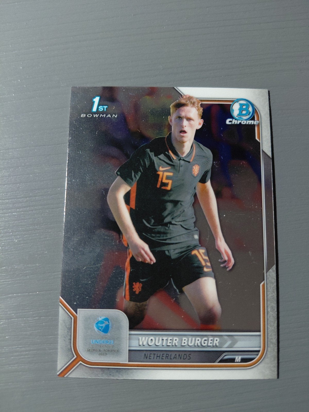 wouter burger ROOKIE (nederland/hoffemheim) topps chrome u21, Verzamelen, Ophalen of Verzenden, Nieuw, Buitenlandse clubs, Spelerskaart