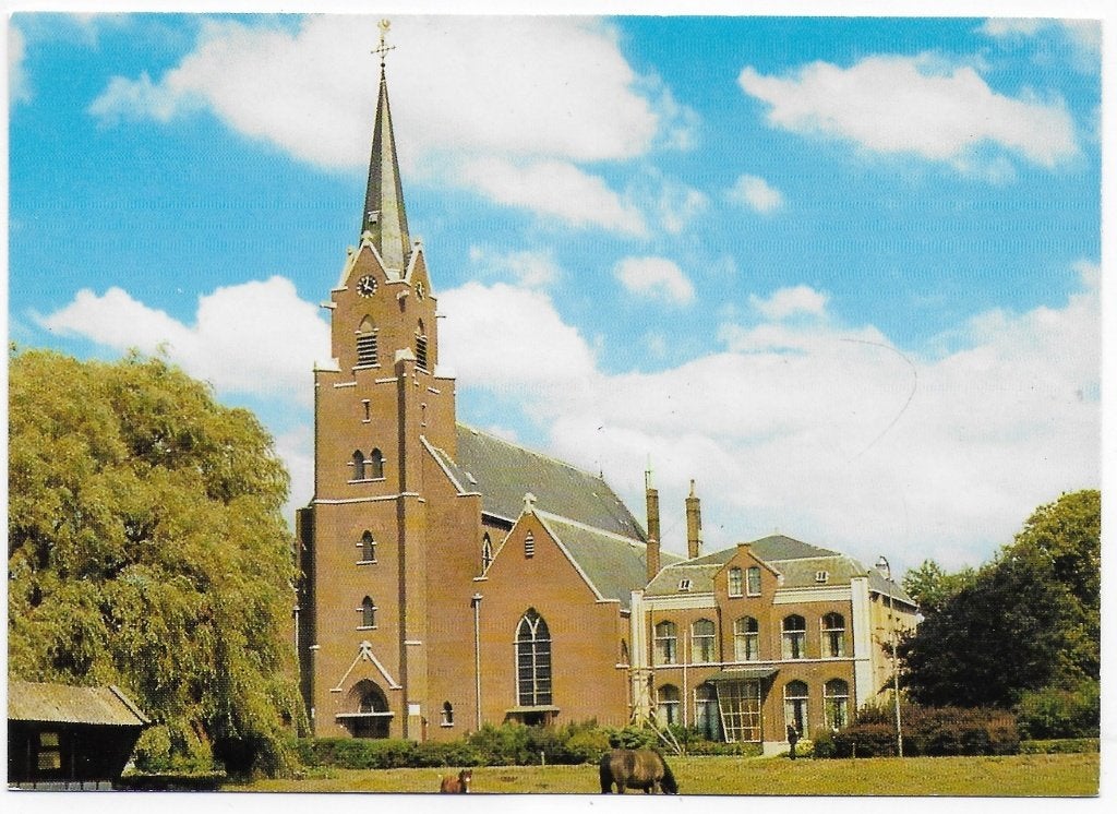 Berkel en Rodenrijs R K Kerk Ansichtkaart ( B4956 ), Ophalen of Verzenden, 1980 tot heden, Gelopen