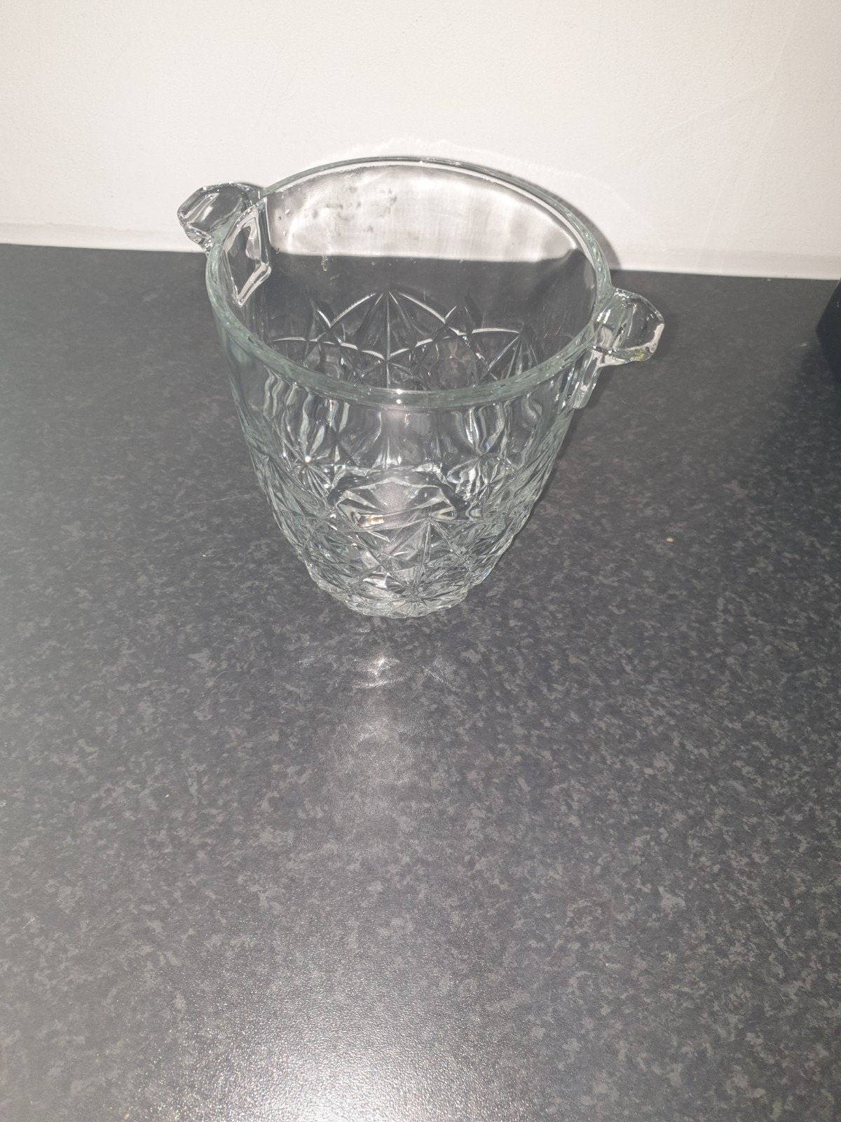 Glazen ijsemmer met handvatten, Antiek en Kunst, Ophalen