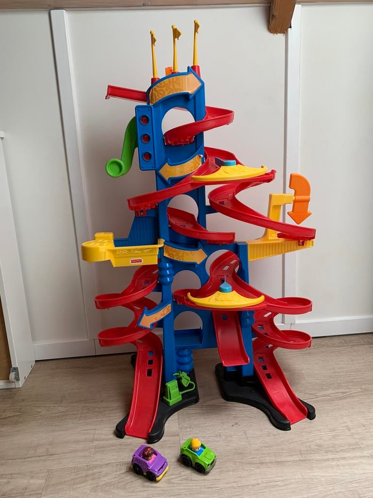 Fisher Price - Little People autoracebaan, Kinderen en Baby's, Speelgoed | Racebanen, Overige merken, Racebaan, Ophalen of Verzenden