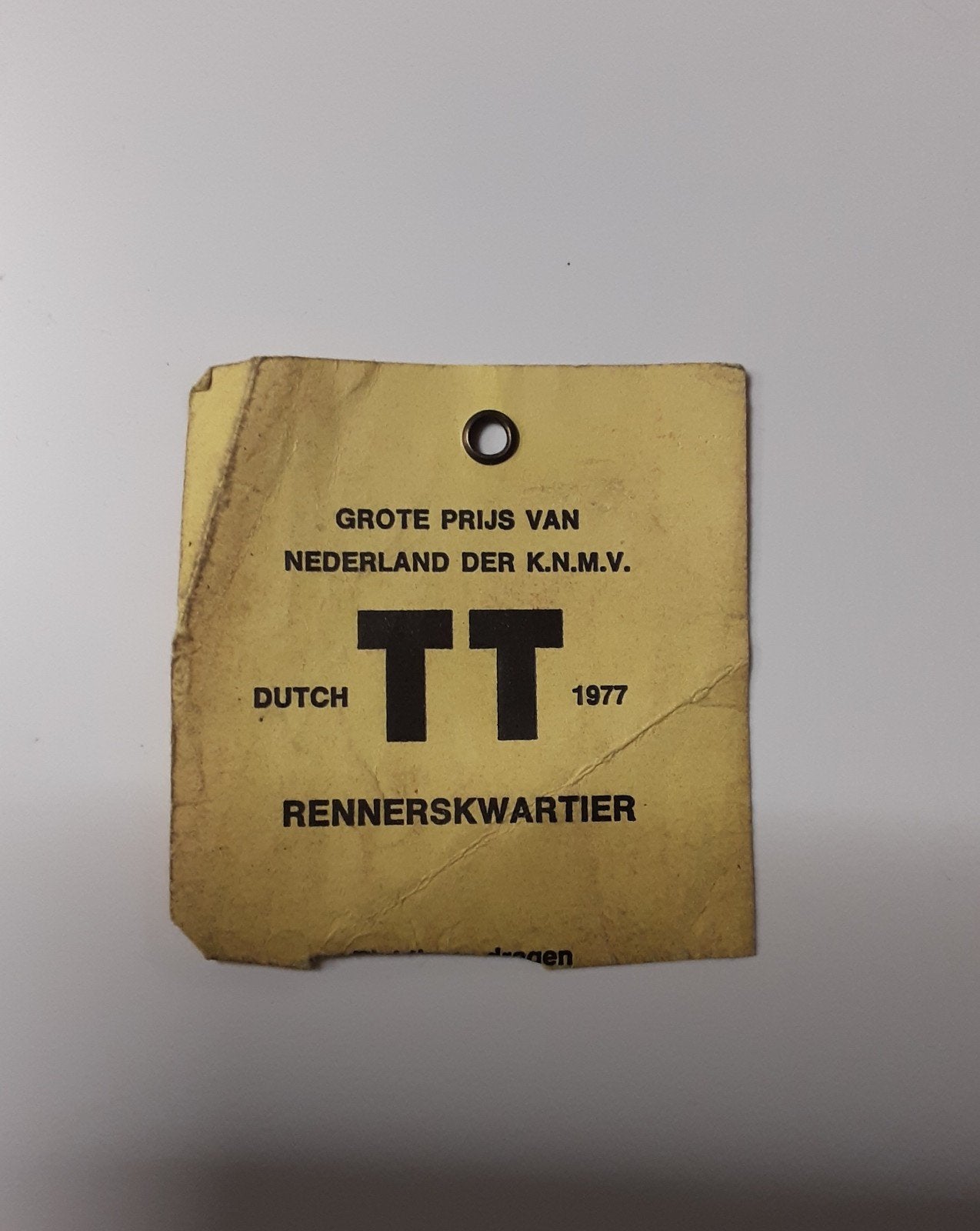 1977 DUTCH TT Rennerskwartier pas K.N.M.V., Ophalen of Verzenden, Motoren