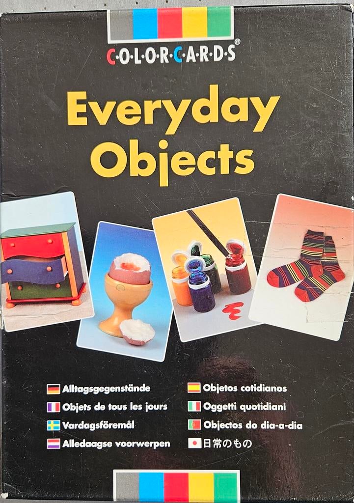 Color Cards Everyday Objects - Educatief Taalspel, Ophalen, Gelezen