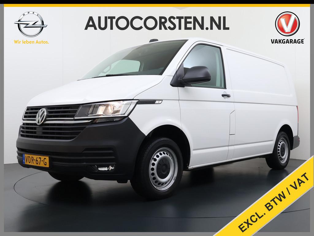 Volkswagen Transporter 2.0TDI 150PK AUT-7 3-Pers Euro 6 Trek, Stof, Gebruikt, 4 cilinders, 150 pk