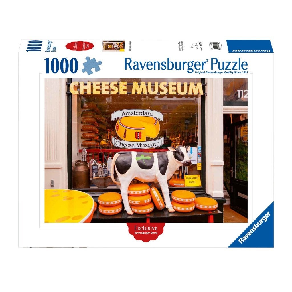 ravensburger puzzel - Cheese museum - 1000 st, Ophalen of Verzenden, 500 t/m 1500 stukjes, Nieuw, Legpuzzel