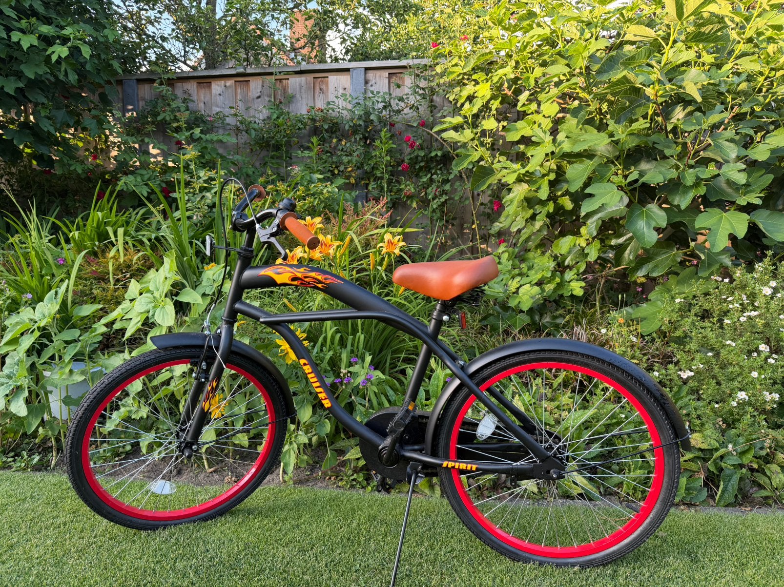 Cruiser kinderfiets, Fietsen en Brommers, Ophalen, Nieuw, Terugtraprem, Minder dan 16 inch