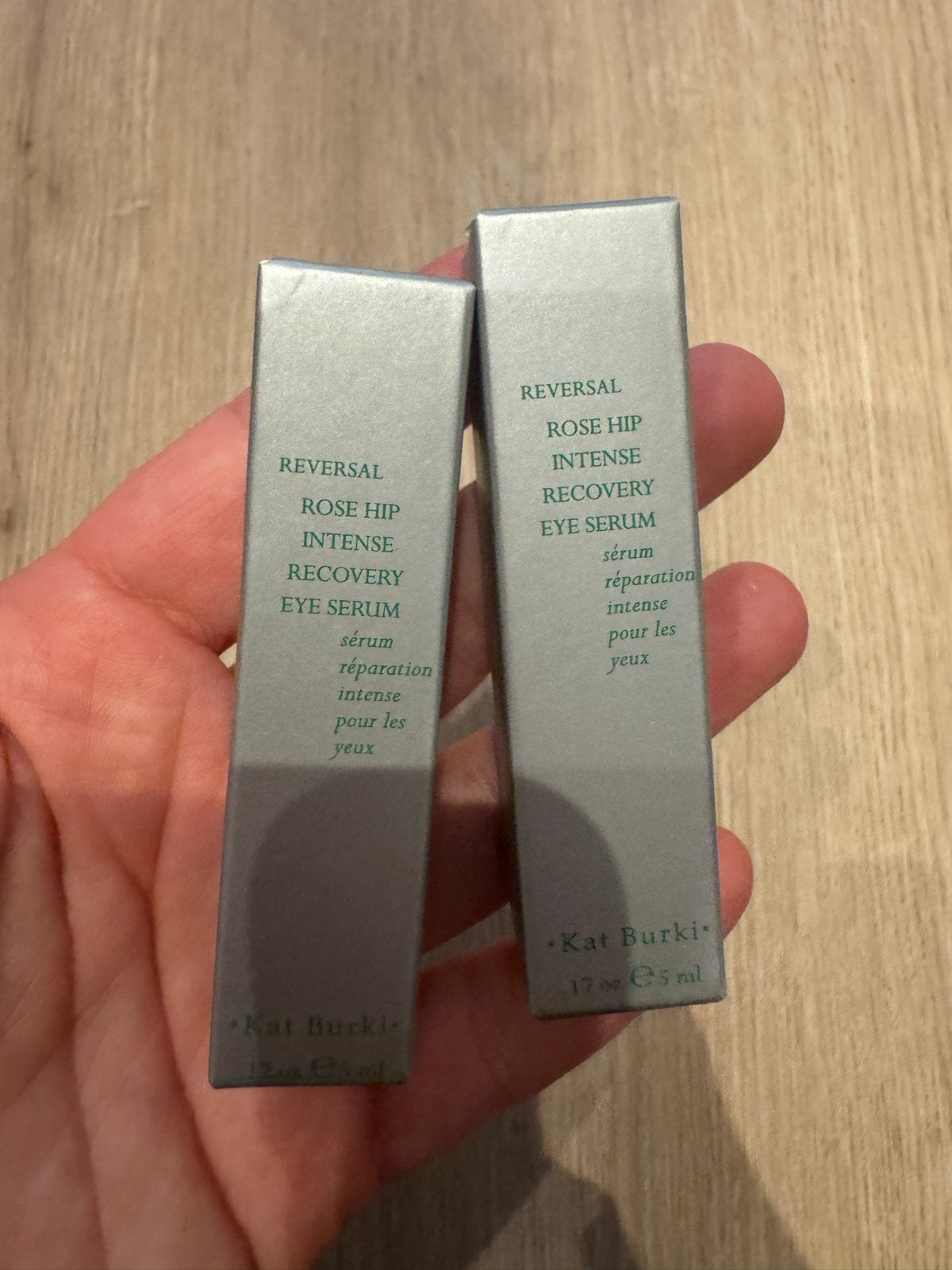 Kat Burki Rose Hip Intense Recovery Eye Serum (2x5ml), Ophalen of Verzenden, Nieuw, Ogen, Verzorging