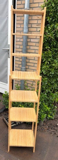 Ragrund badkamermeubel bamboe, Ophalen, (Half)hoge kast, Minder dan 50 cm, Zo goed als nieuw