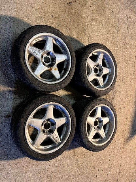 Nissan Azev type C breedset 17" 5x114.3, Auto-onderdelen, Gebruikt, Personenwagen