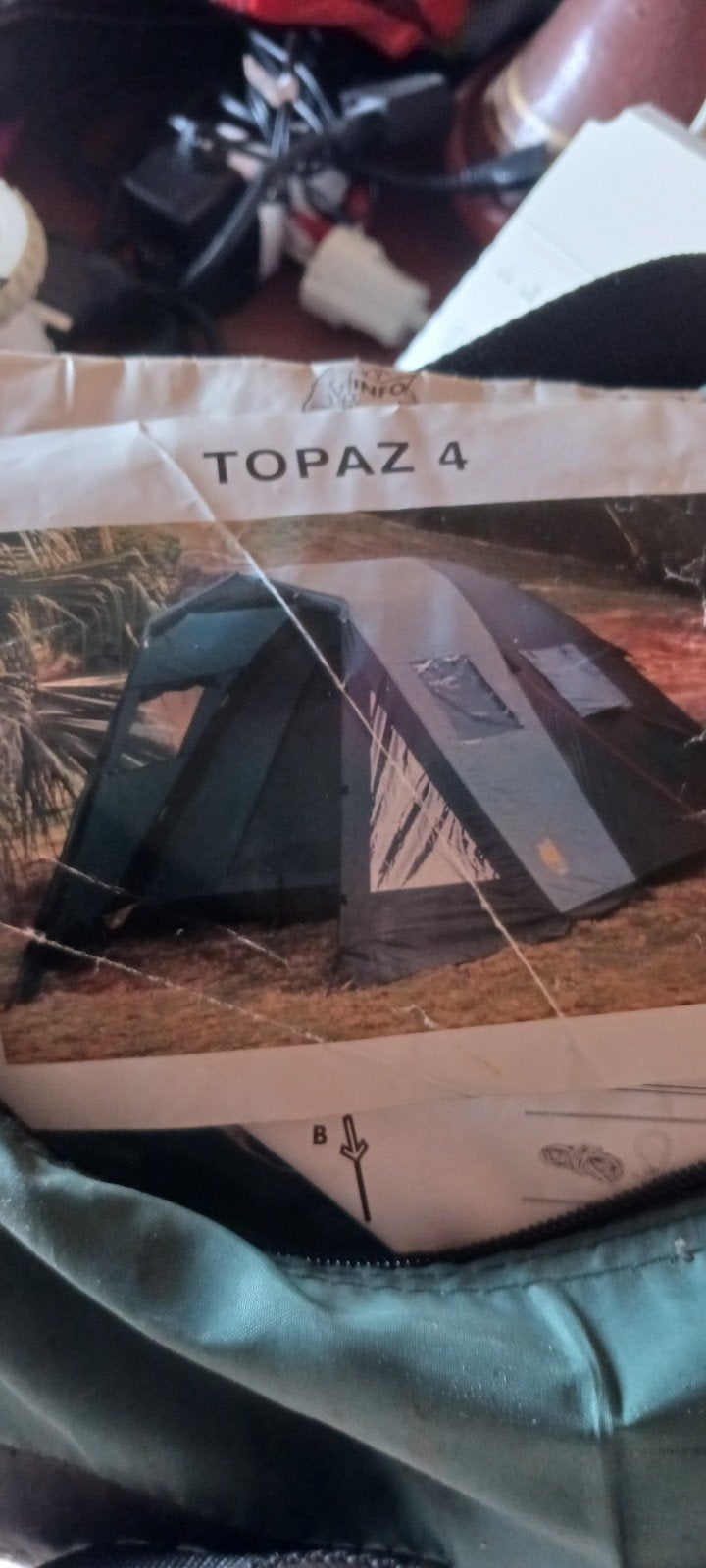 High Peak Cinmex Sport Topaz 4 Tent - 4-persoons, Ophalen of Verzenden, Gebruikt, Tot en met 4