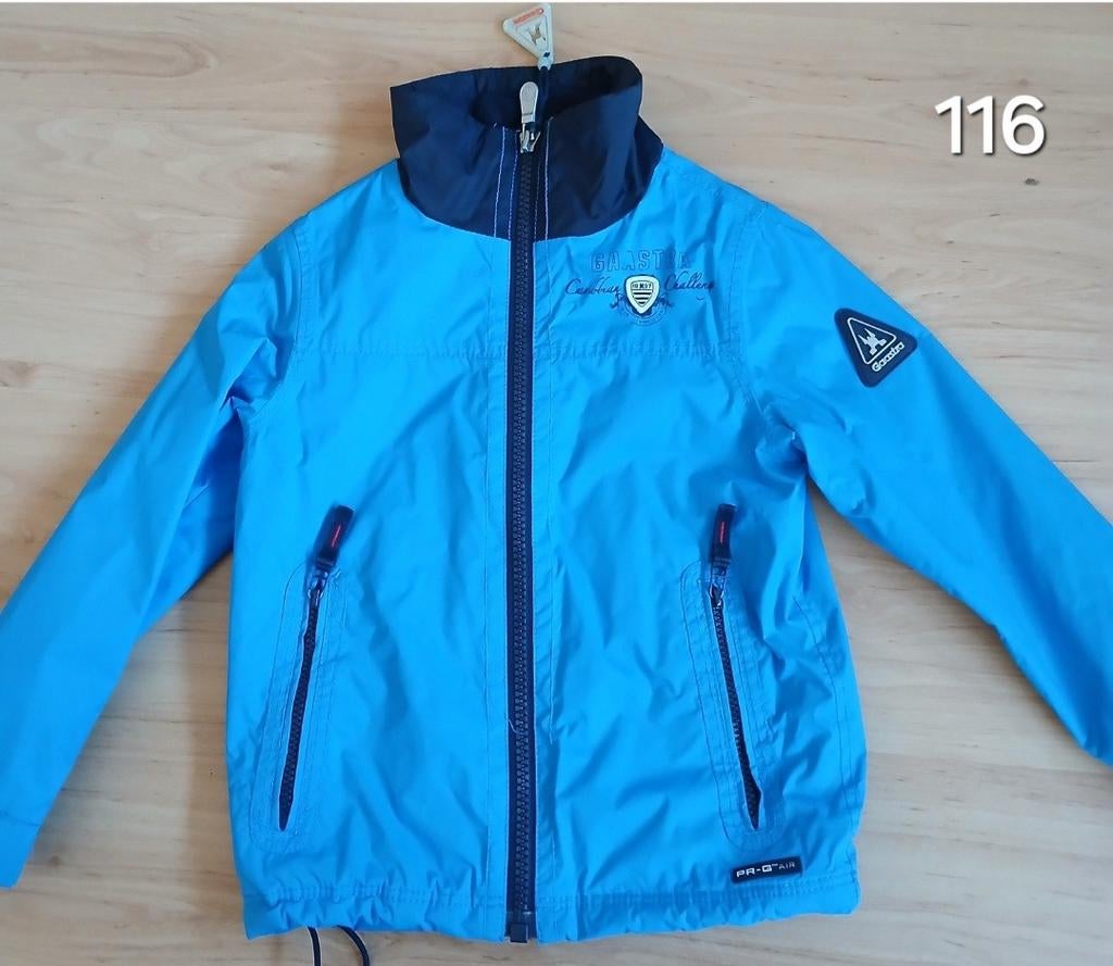 GAASTRA AQUA BLAUWE ZOMERJAS MAAT 116 ( 6 JAAR ), Kinderen en Baby's, Kinderkleding | Maat 116, Ophalen of Verzenden, Jongen, Jas