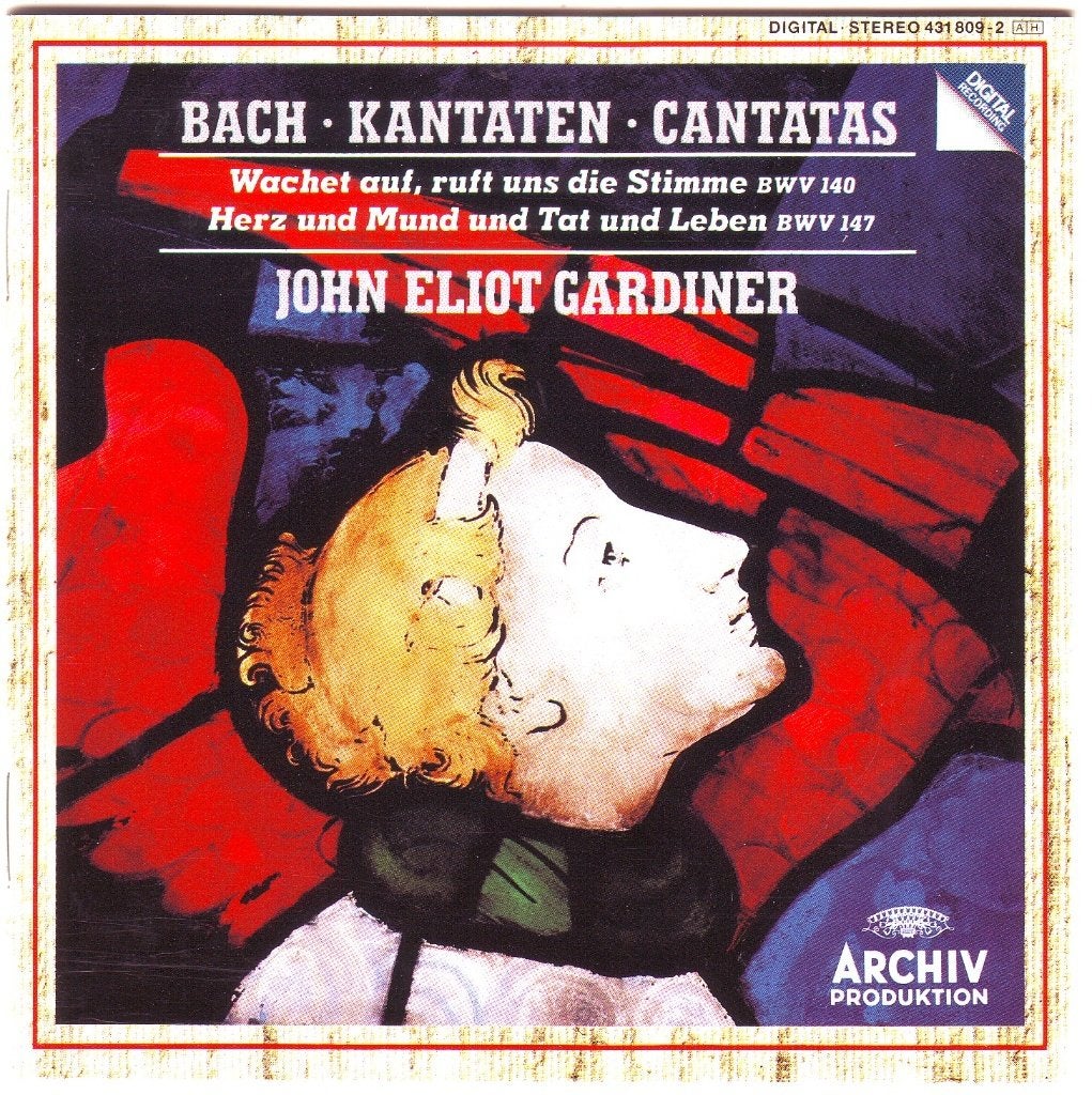 J.S. Bach: Cantates BWV 140 en 147 Gardiner, Ophalen of Verzenden, Zo goed als nieuw, Oratorium, Barok