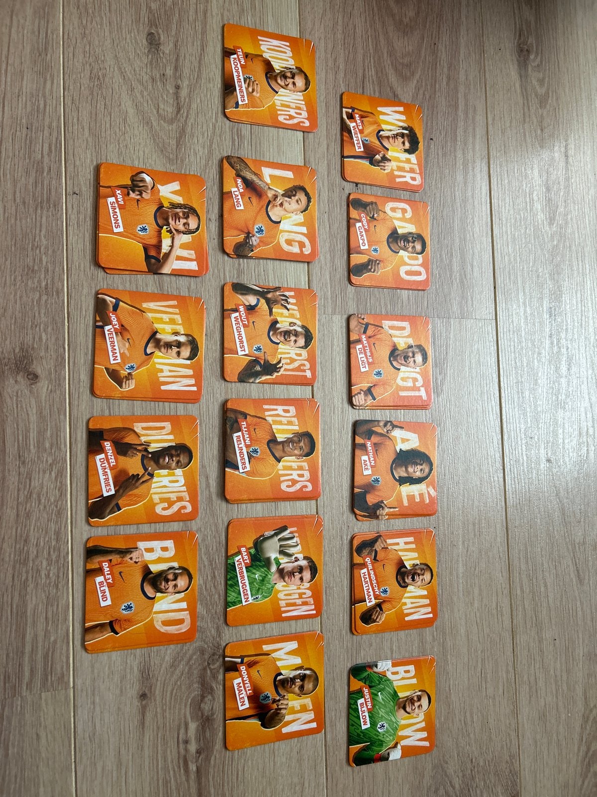AH Voetbalkaartjes Oranje / nederlands Elftal, Ophalen, Zo goed als nieuw, Overige binnenlandse clubs, Poster, Plaatje of Sticker