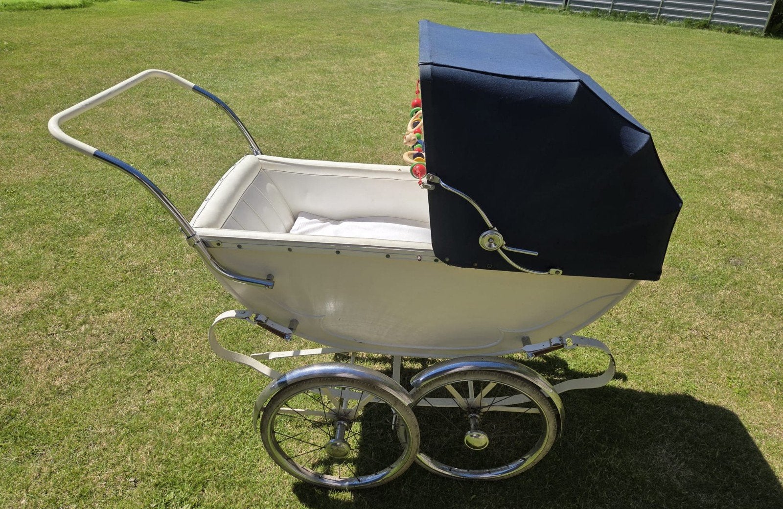 Vintage Van Werver Meppel Kinderwagen, Gebruikt, Met reiswieg, Ophalen, Kinderwagen