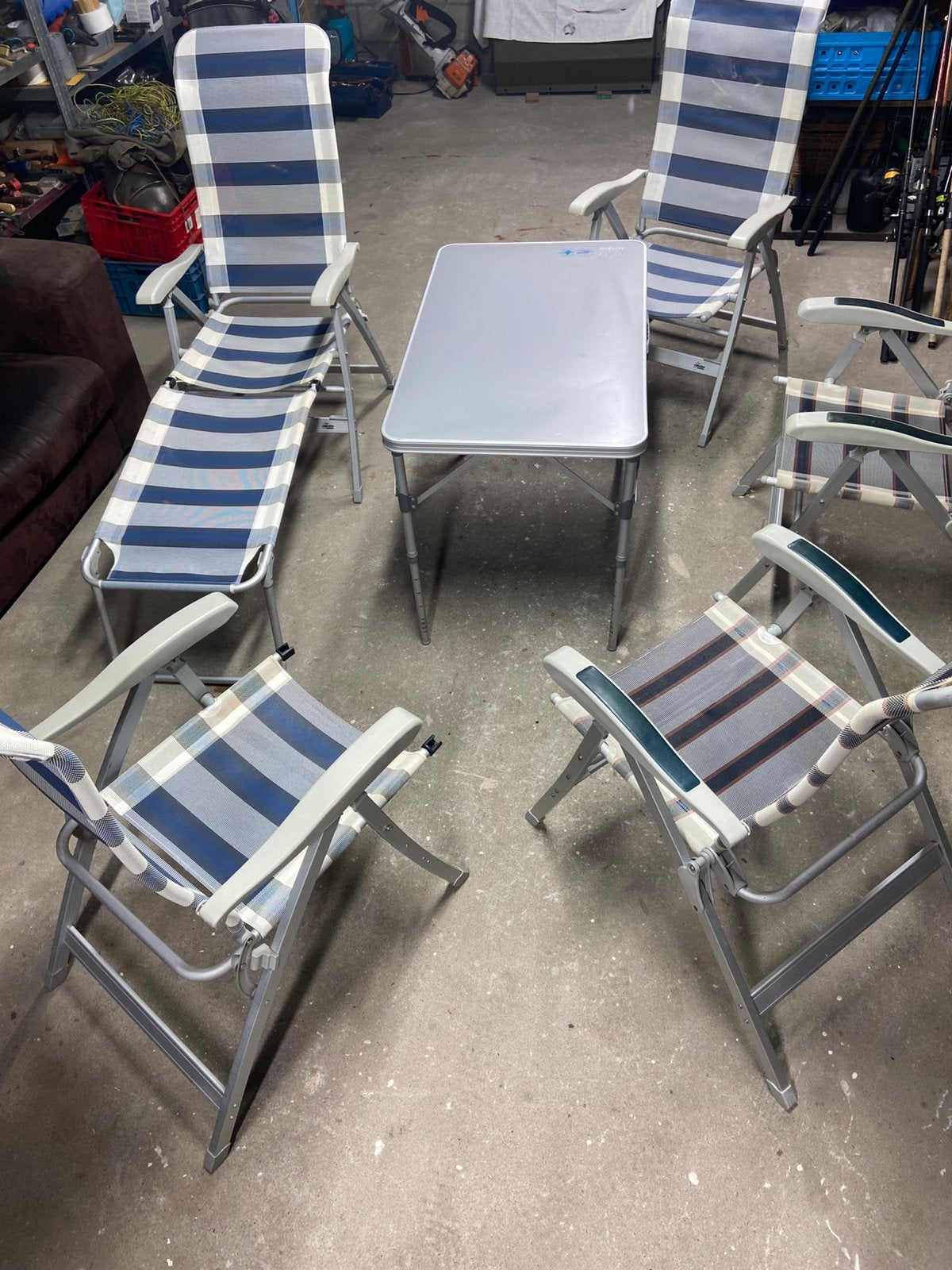 Camping stoelen en tafel, Ophalen of Verzenden, Zo goed als nieuw, Campingstoel