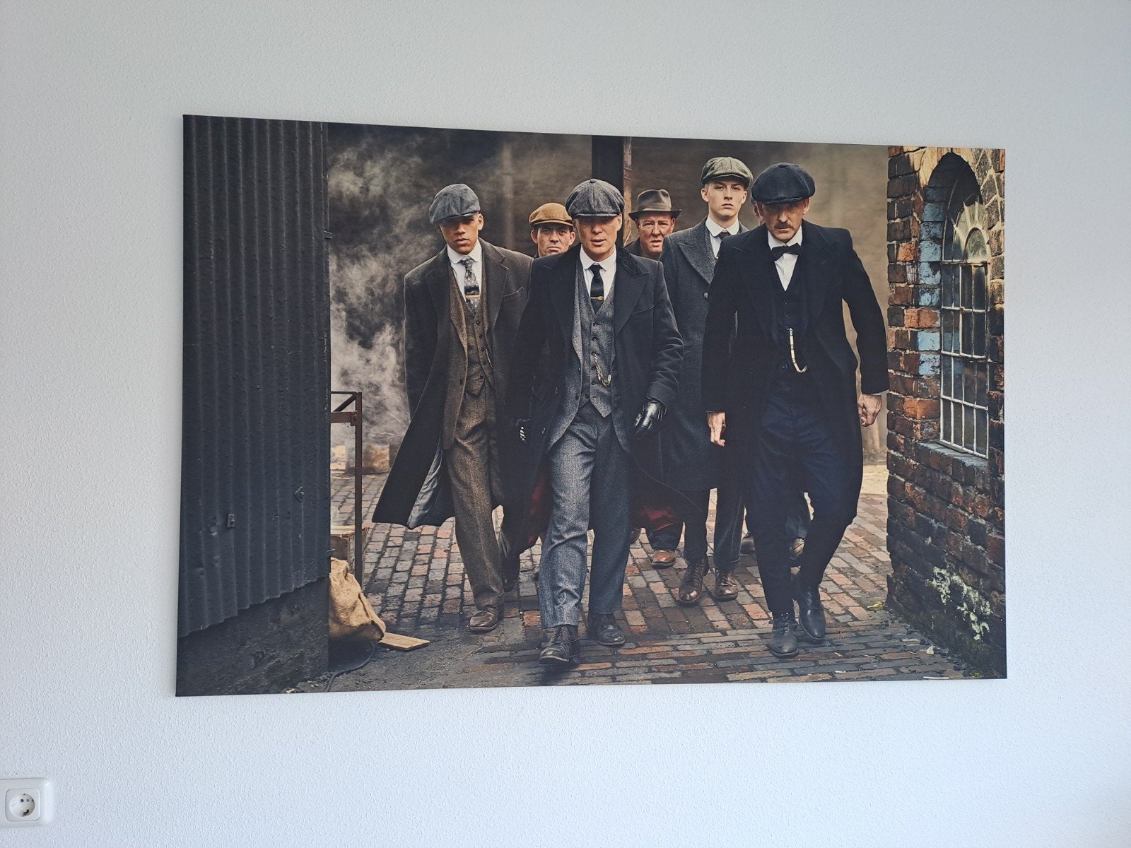 Canvasdoek Peaky Blinders - 150x100 cm, Huis en Inrichting, Ophalen, 125 cm of meer, 75 – 100, Print