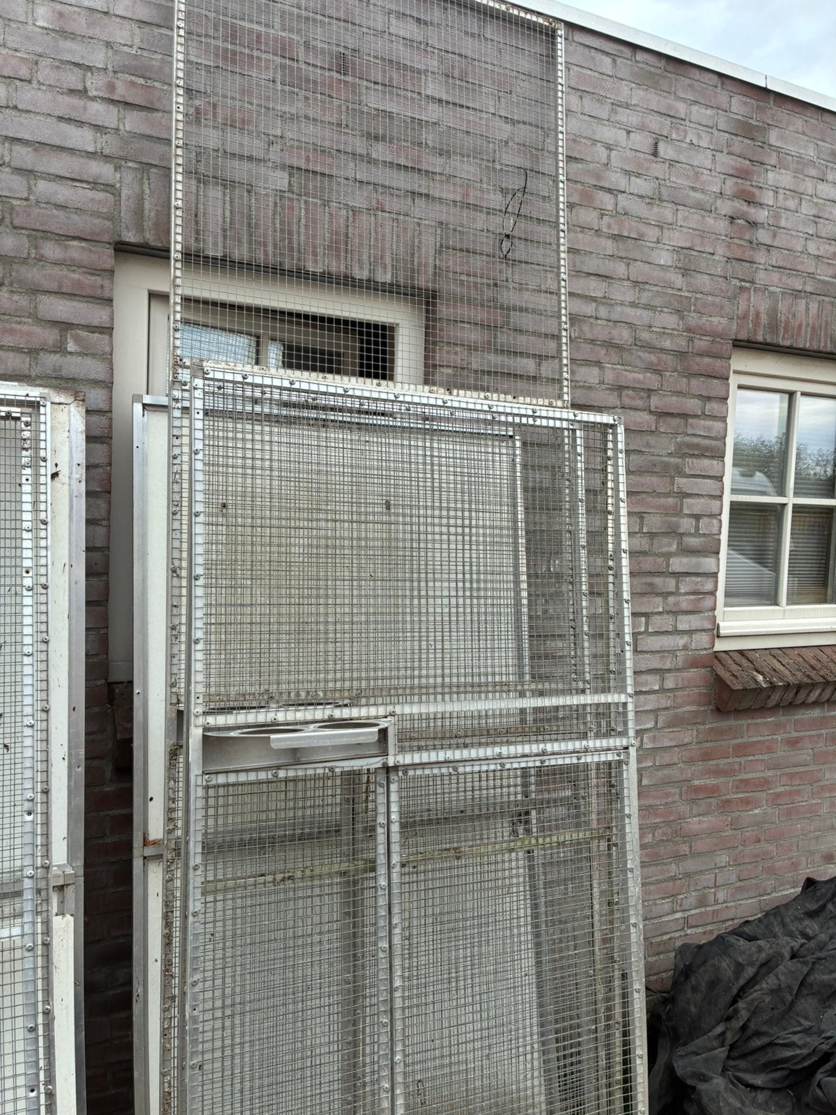 Aluminium panelen, Ophalen of Verzenden, Gebruikt, Aluminium, Volière